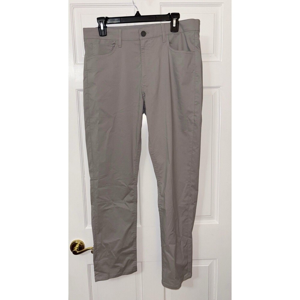 NEW Faherty Movement 5 Pocket CoolMax Performance Pants Gray 32x30